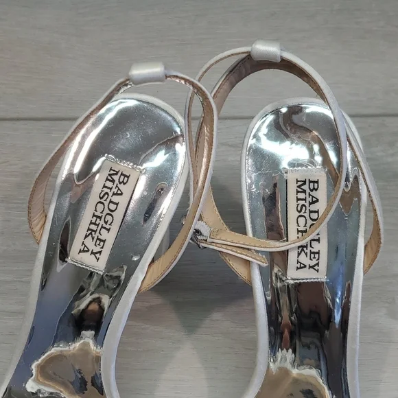 Badgley Mischka Womens Heels Sandals shoes sz 9.5 - Picture 4 of 12
